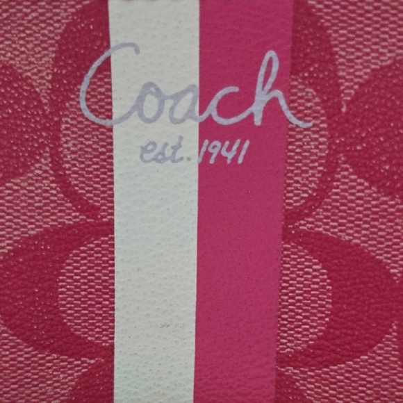 Coach Pink Wristlet - Picture 2 of 8